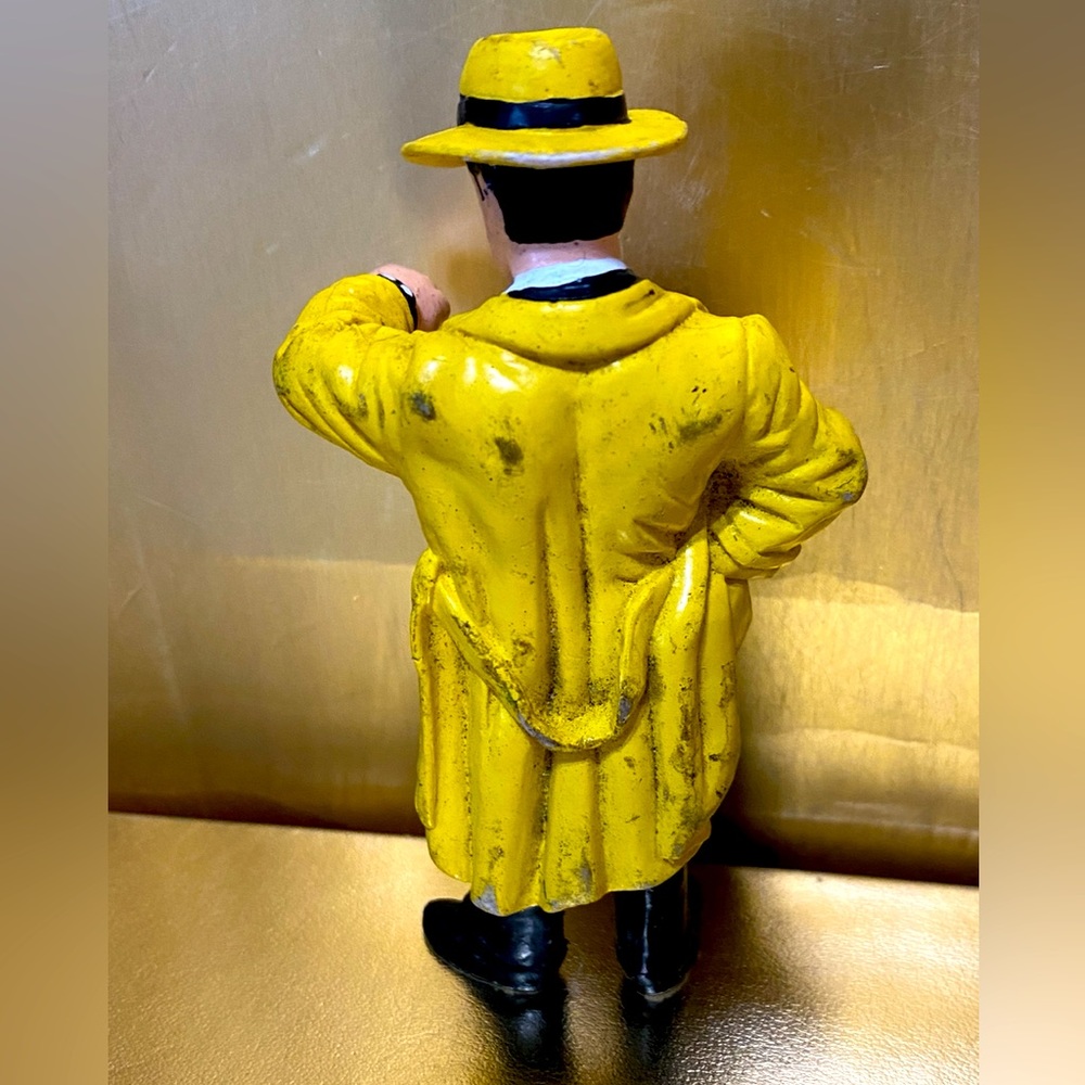 DICK TRACY VINTAGE COLLECTIBLE 1998 METAL TOTE LUNCHBOX & 199O APPLAUSE FIGURE - Picture 6 of 15
